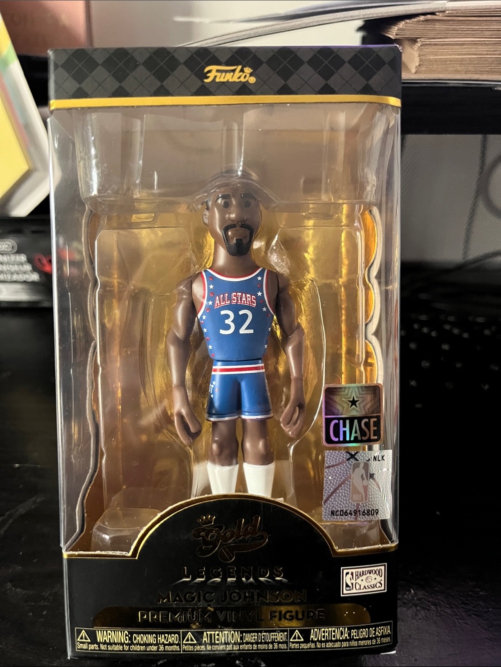 Funko Gold Legends Magic Johnson All Stars Vinyl Figure - Blue & White